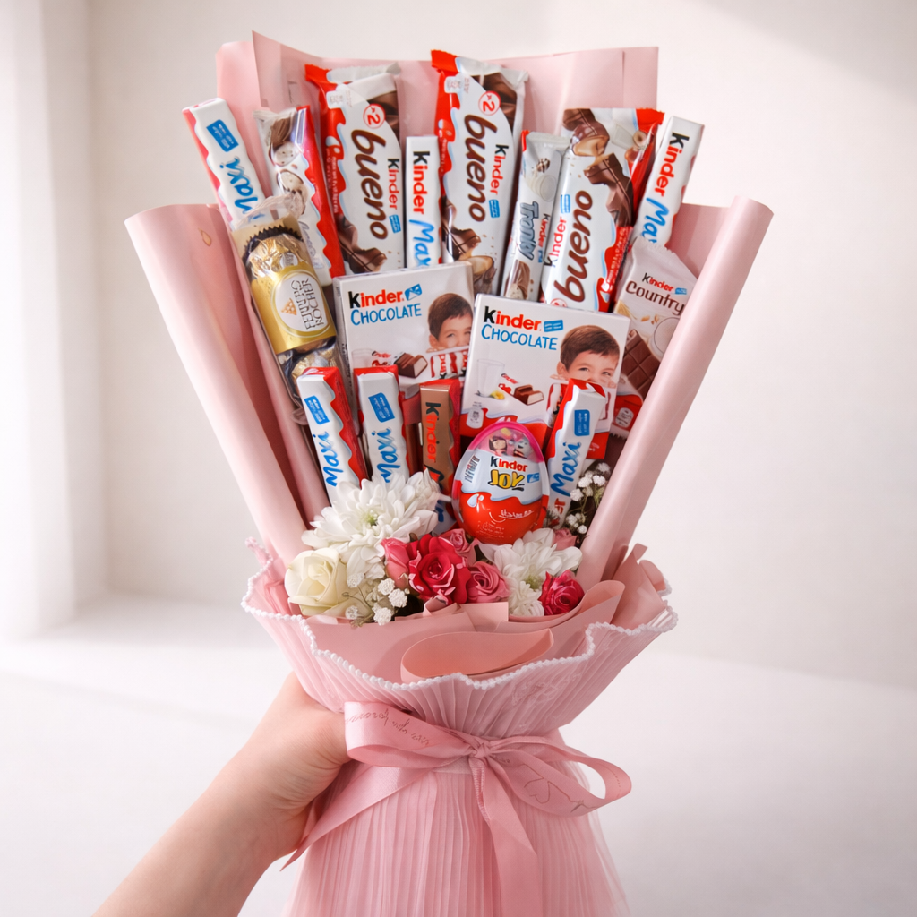 Pink Kinder Delight Bouquet