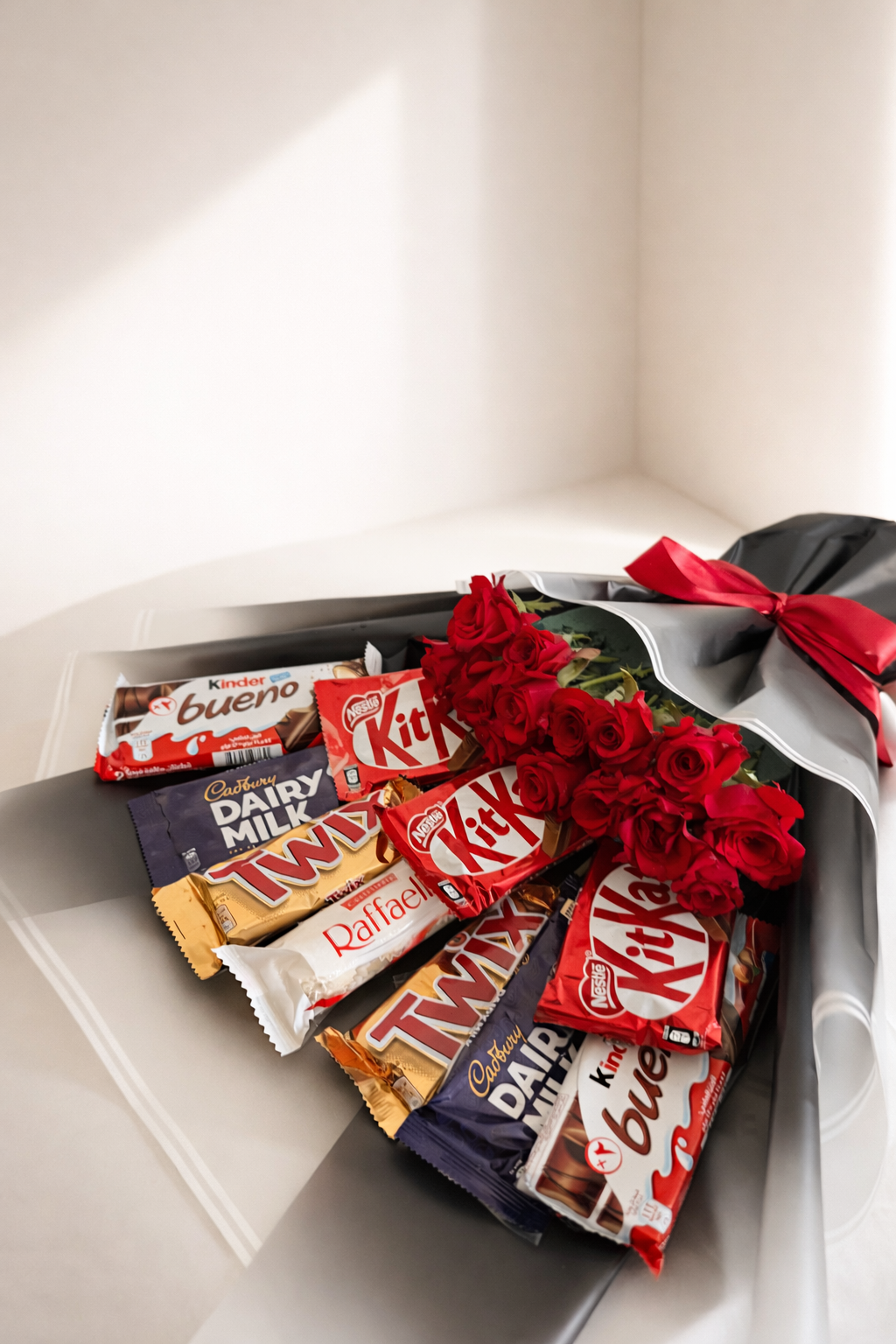 Cocoa Charm Rose Bouquet