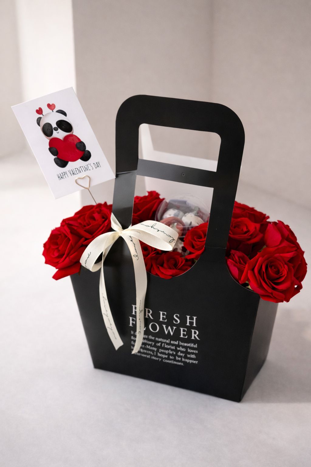 Midnight Berry Rose Bag